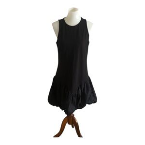 A New Day Black Ruffled Tiered Mini Dress